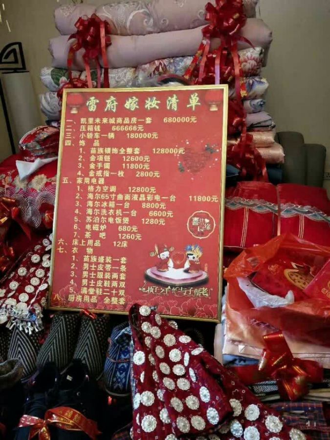 看看这份嫁妆清单